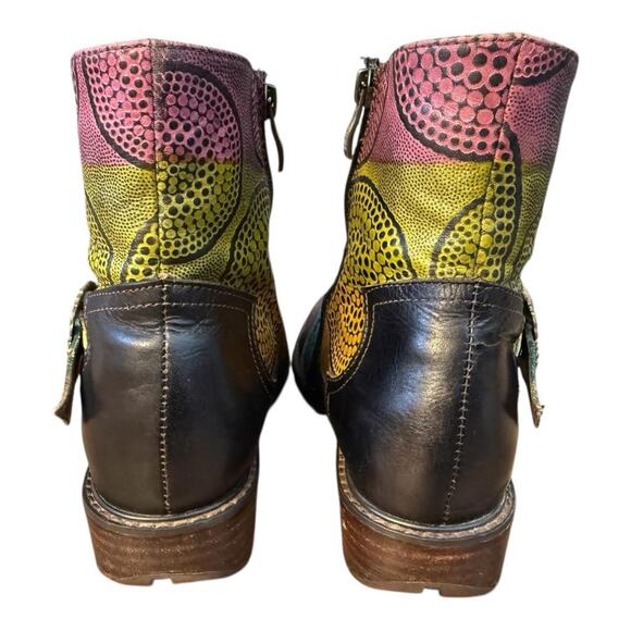 L'Artiste by Spring Step Henrietta Funky Boot Women size 39 US 8.5 - Picture 5 of 9